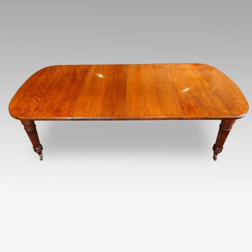 Victorian Oak Extending Dining Table