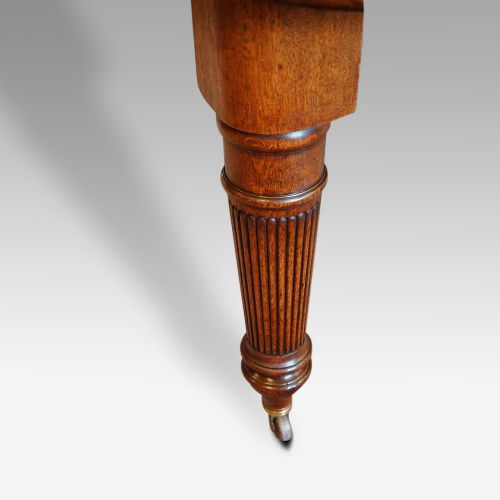 fig 5. Victorian oak extending dining table