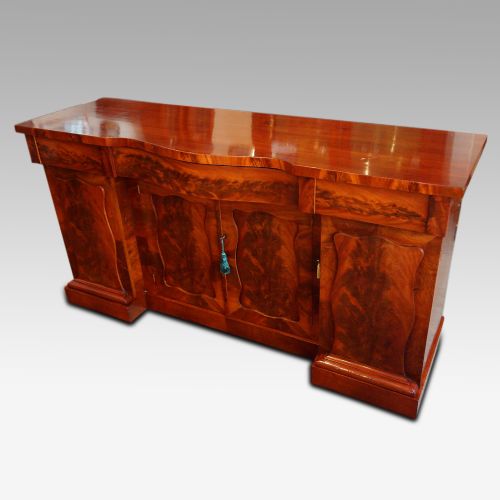 fig 1. Victorian mahogany 4 door sideboard