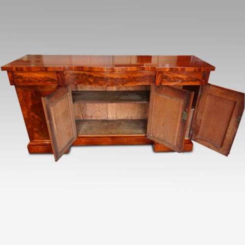fig 3. Victorian mahogany 4 door sideboard