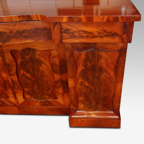 fig 4. Victorian mahogany 4 door sideboard