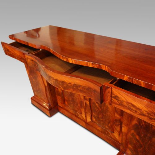 fig 7. Victorian mahogany 4 door sideboard