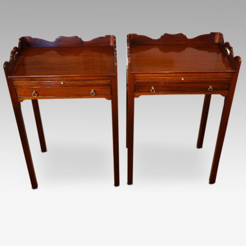 Pair of Mahogany Bedside Tables