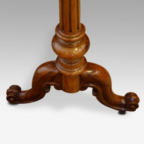 fig 6. Victorian burr walnut side table