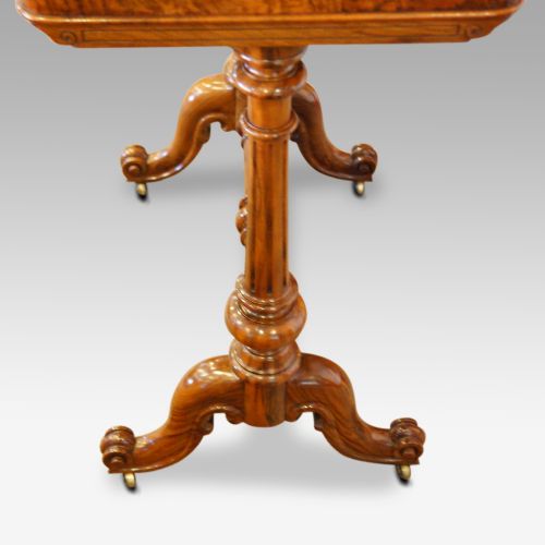 fig 7. Victorian burr walnut side table