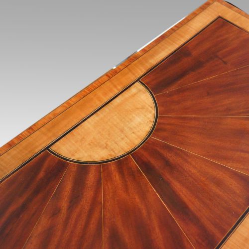 fig 1. Sheraton inlaid mahogany card table