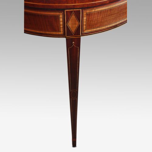 fig 4. Sheraton inlaid mahogany card table