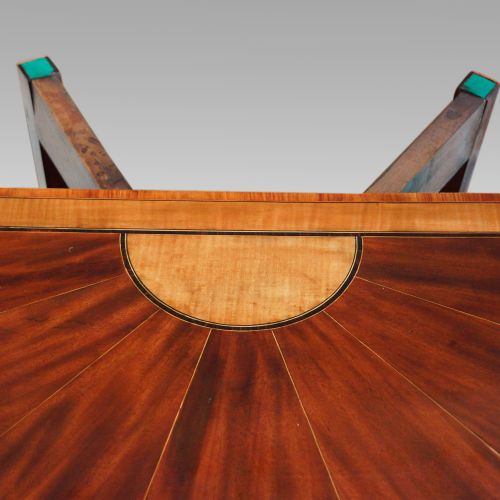 fig 6. Sheraton inlaid mahogany card table