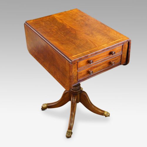Regency Mahogany Work Table
