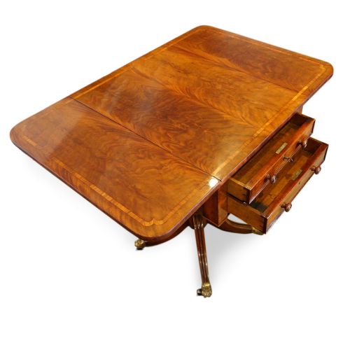 fig 2. Regency mahogany work table