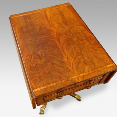 fig 3. Regency mahogany work table