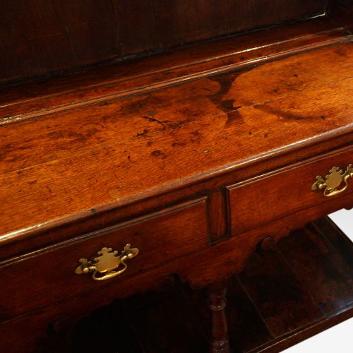 fig 1. Antique oak cottage dresser