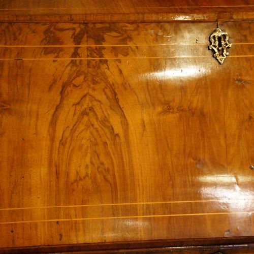 fig 1. Georgian walnut bureau