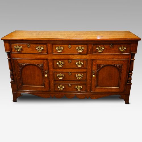Antique Oak Anglesey Dresser Base