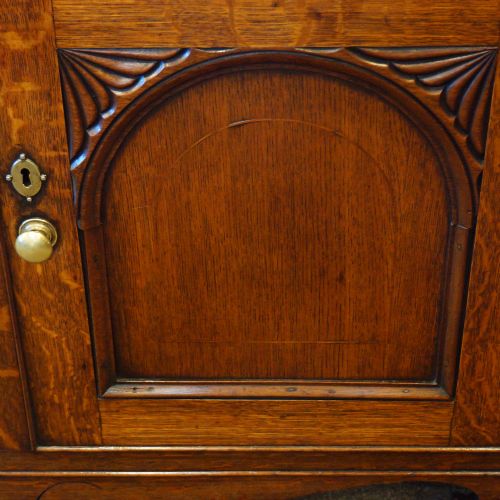 fig 1. Antique oak Anglesey dresser base