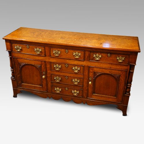 fig 3. Antique oak Anglesey dresser base