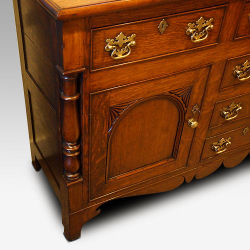 fig 4. Antique oak Anglesey dresser base