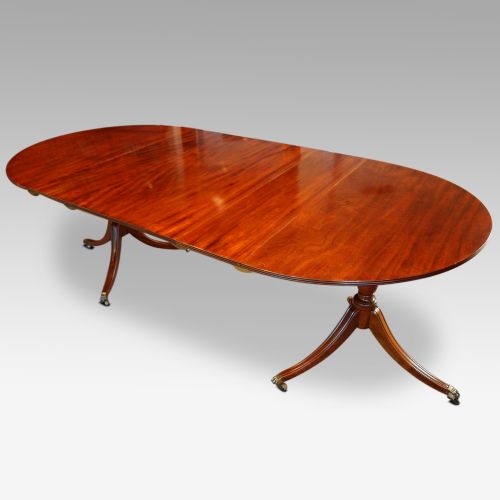 fig 1. Regency style mahogany dining table