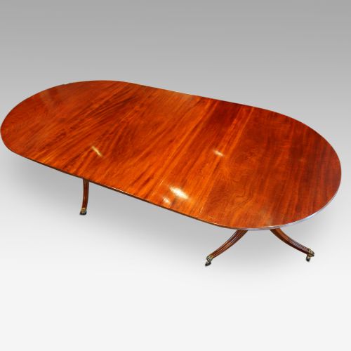 fig 5. Regency style mahogany dining table