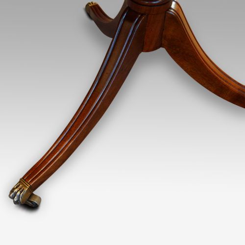 fig 7. Regency style mahogany dining table
