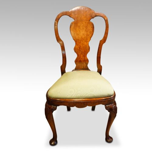 fig 6. Set of 8 Edwardian walnut dining chairs