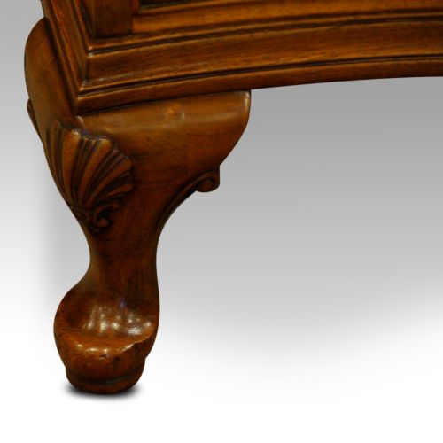 fig 4. Maple & co walnut serpentine chest of drawers