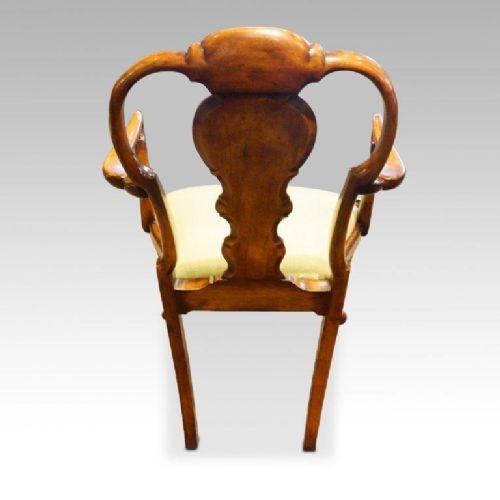 fig 1. Set of 8 Edwardian walnut dining chairs