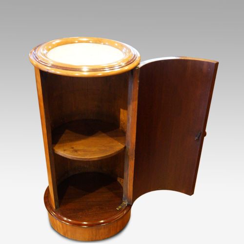 fig 4. Victorian circular satin birch cupboard
