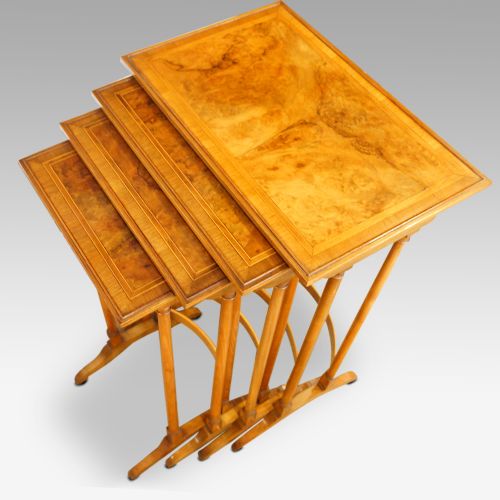 fig 3. 1920’s Walnut nest of tables