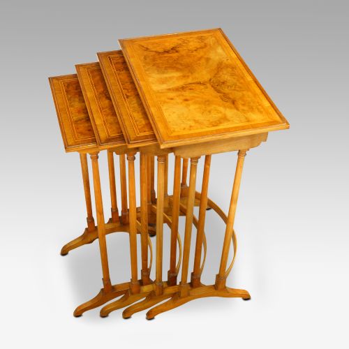 fig 5. 1920’s Walnut nest of tables