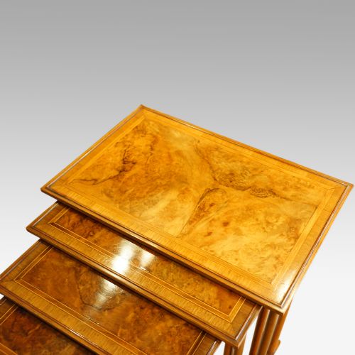 fig 6. 1920’s Walnut nest of tables