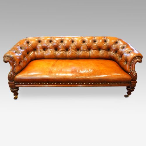 Victorian Leather Chesterfield