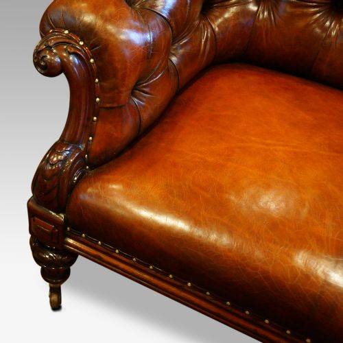 fig 2. Victorian leather chesterfield