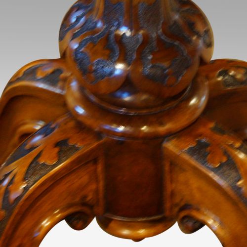 fig 4. Victorian inlaid walnut centre table
