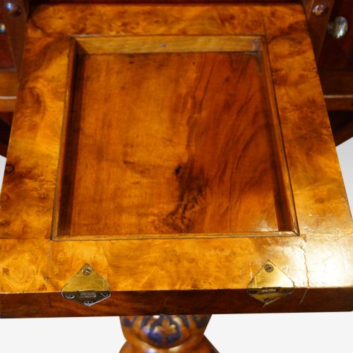 fig 5. Victorian inlaid walnut centre table