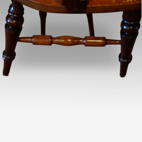fig 2. Victorian mahogany desk chair