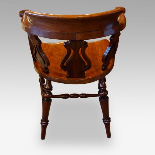 fig 3. Victorian mahogany desk chair