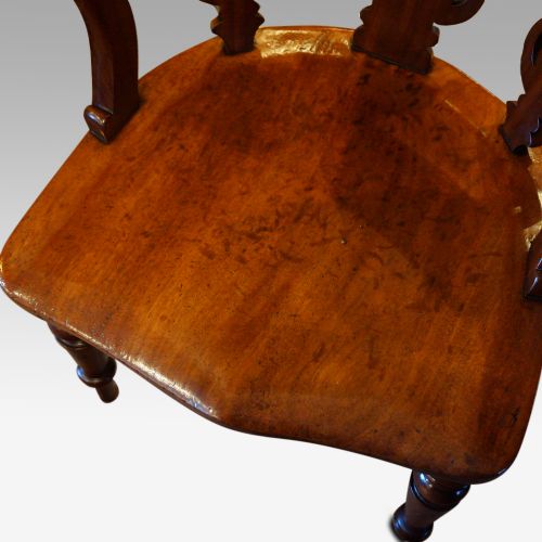 fig 5. Victorian mahogany desk chair
