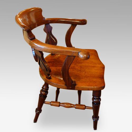 fig 6. Victorian mahogany desk chair