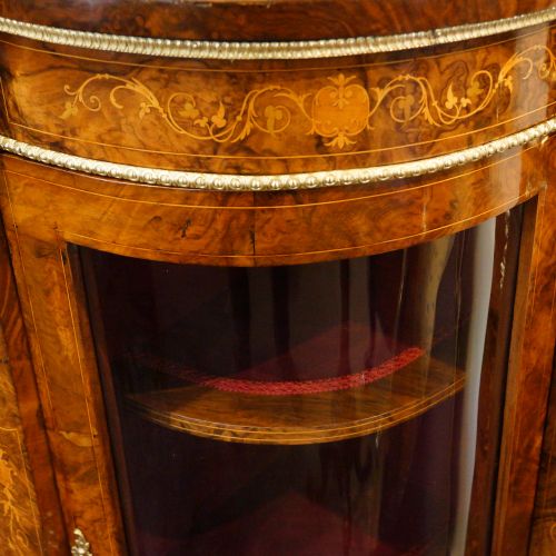 fig 3. Victorian inlaid walnut credenza