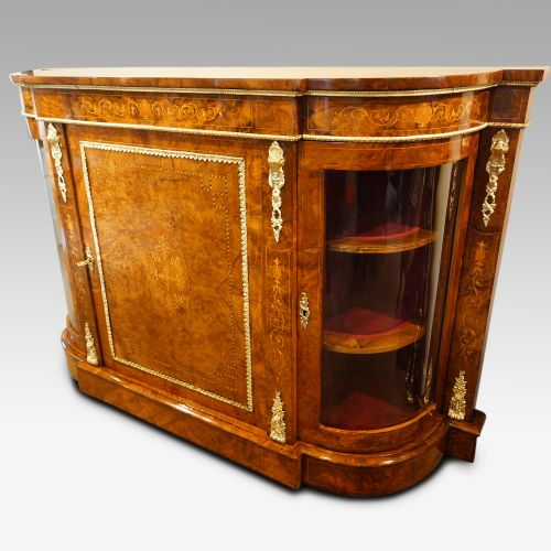 fig 5. Victorian inlaid walnut credenza