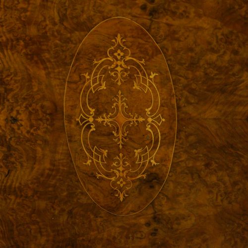 fig 6. Victorian inlaid walnut credenza