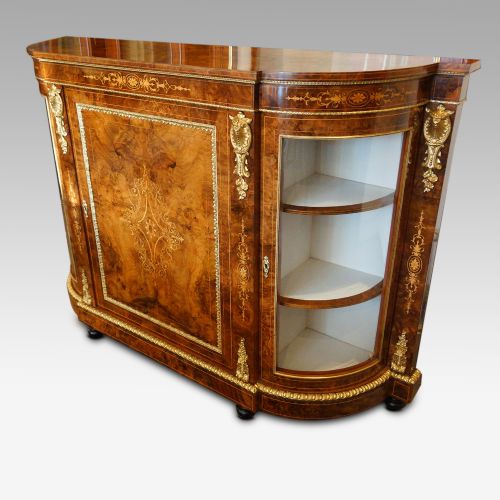 fig 2. Victorian inlaid walnut credenza