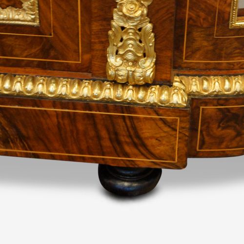 fig 5. Victorian inlaid walnut credenza