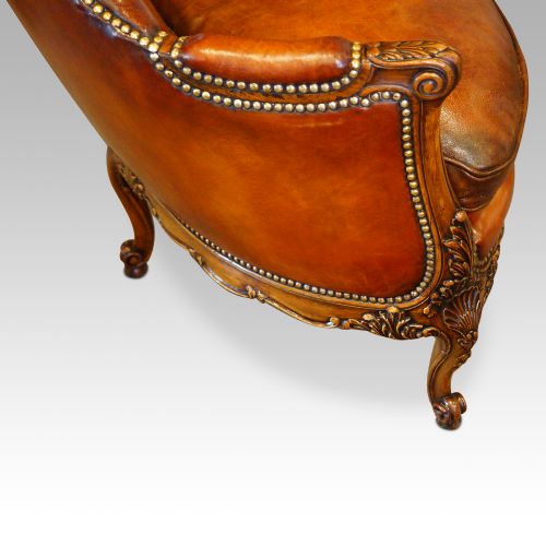 fig 6. Edwardian walnut love seat