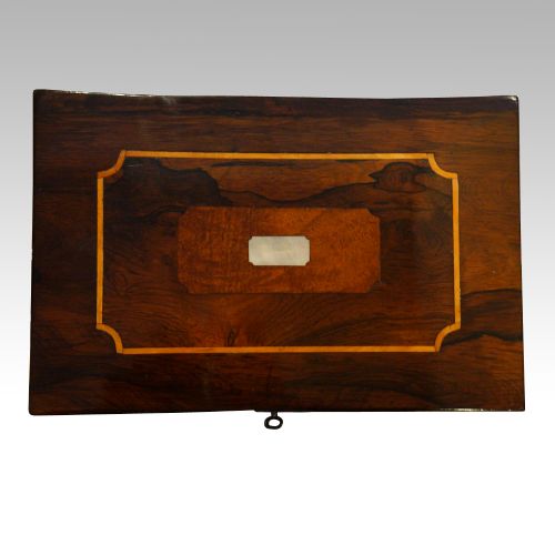 fig 2. Antique rosewood box