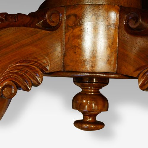 fig 2. Victorian oval walnut coffee table