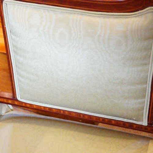 fig 2. Edwardian inlaid mahogany small settee