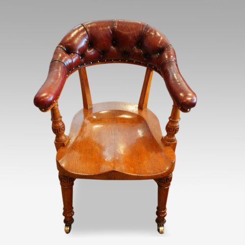 Victorian Oak Desk Chair