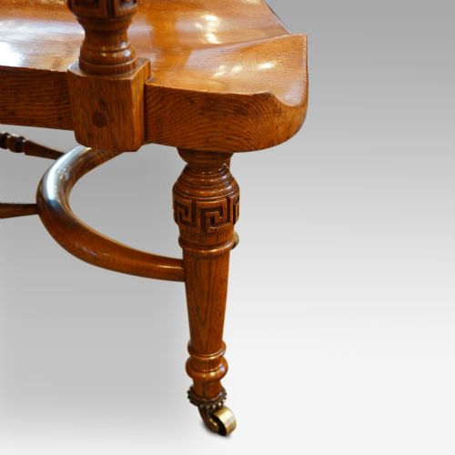 fig 3. Victorian oak desk chair
